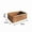 A 25CM, variant on Hand-woven Rattan Wicker Basket Fruit Tea Snack Bread Basket Cosmetic Rectangular Storage Box Household Kitchen Supplies
