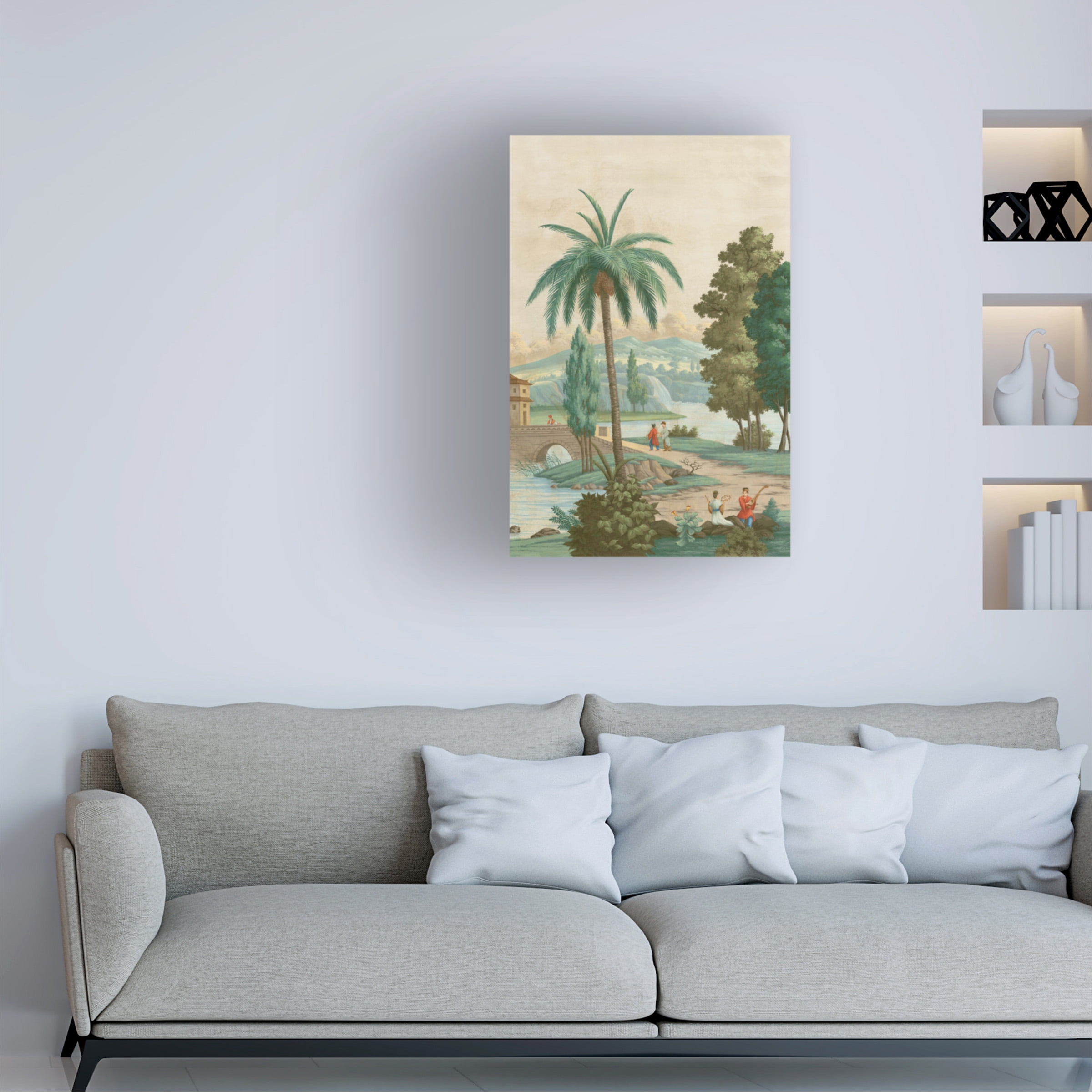 Paul Montgomery 'Palm Paysage I' Canvas Art