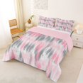 thumbnail image 2 of Homewish Pink Tie Dye Full Size Comforter Sets,Modern Abstract Art Bedding Comforter Set,Pink Reversible,3-Piece,1 Comforter and 2 Pillowcases, 2 of 7