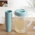 thumbnail image 3 of Estbridge Housoutil 1X Plastic Water Pitcher with Lid  2.2L/77oz  Blue, 3 of 4