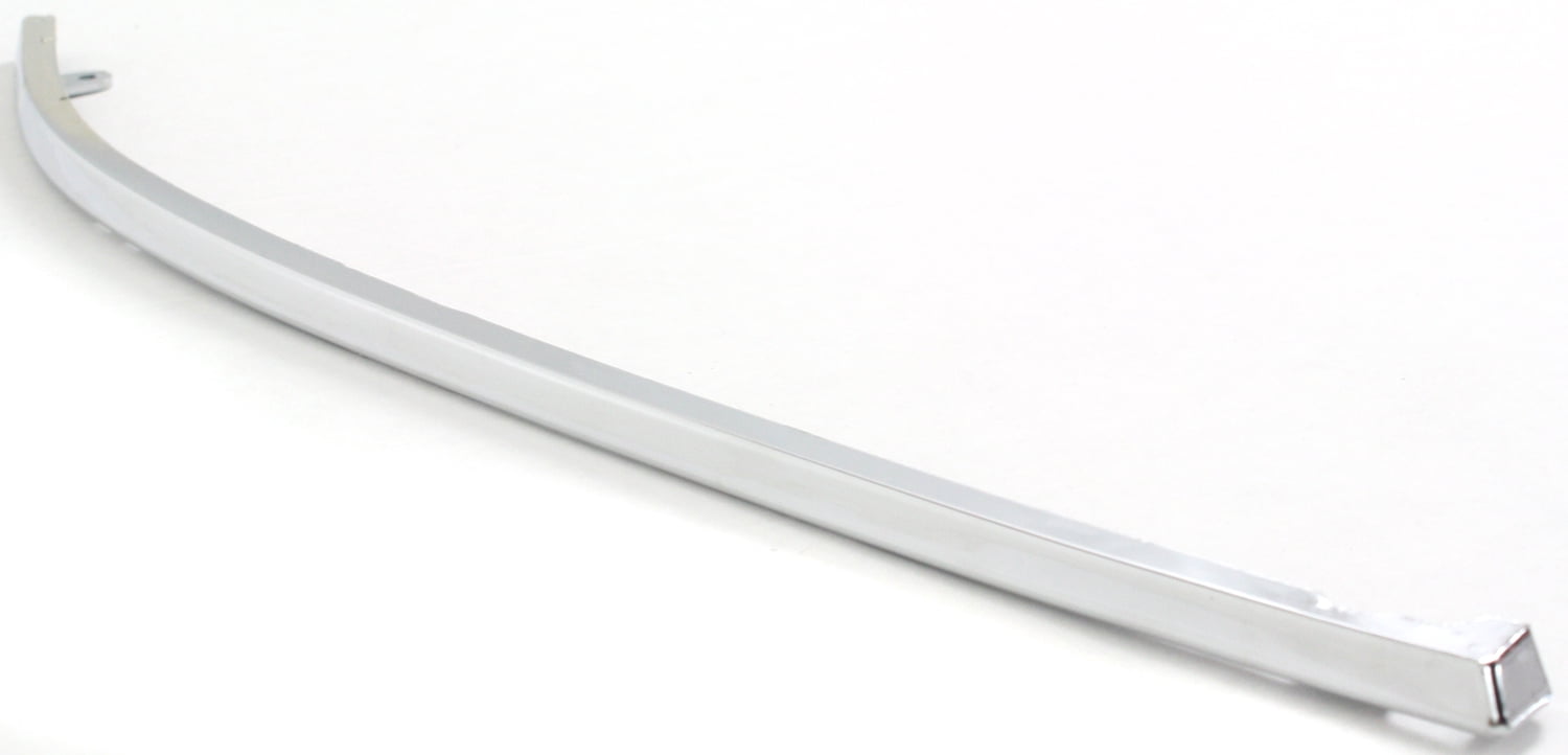 Bumper Trim Compatible With 1998-2004 Audi A6 Quattro Front, Right Passenger Chrome