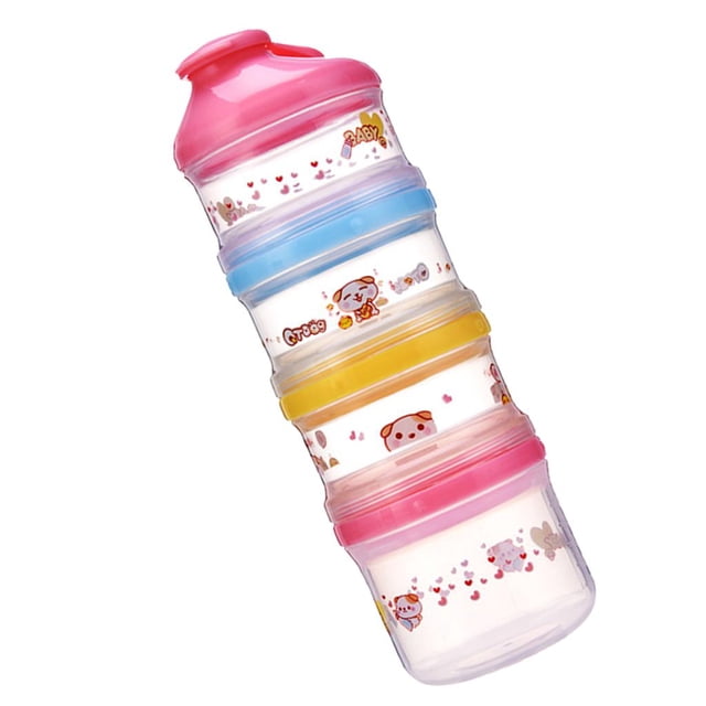 Dispensador de Fórmula Infantil Set de Cajas Extraíbles Utensilios de Niños Juguetes de Aprender Material Entrenamientos Fanmusic Dispensador de Fórmula Infantil