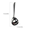 thumbnail image 1 of tableware serving spoon stainless steel soup spoon serving scoop large soup spoon, 1 of 6