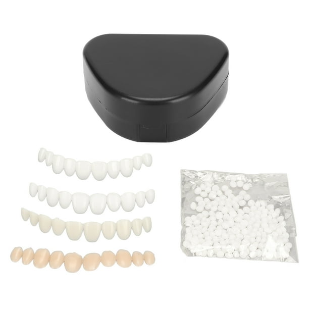 Kit de reparación de dientes temporales, dentaduras postizas moldeables, cuentas térmicas para cosplay