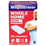 Mr. Clean Magic Eraser Sponge, Cleaner, Whole Home Extra Durable, 5ct