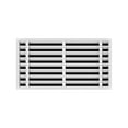 thumbnail image 2 of BUILDMART - 30x16 Modern AC Vent Cover - Decorative White Aluminum Air Vent - Standard Linear Slot Diffuser - Heating and Cooling Register Grille for Ceiling, Walls & Floors - Texas Buildmart, 2 of 8