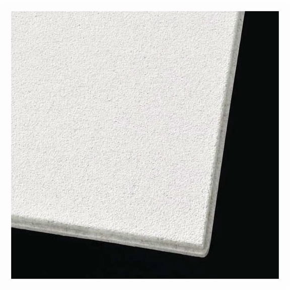 Mesa Ceiling Tile, 24 in W x 24 in L, Beveled Tegular, 9/16 in Grid Size, 12 PK