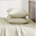 thumbnail image 4 of Brielle Home 400 Thread Count 100% Cotton Sateen Sheet Set, 4 of 6
