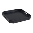 thumbnail image 3 of Convenience Concepts Palm Beach Geometric Decorative Serving Tray, Black, 3 of 5