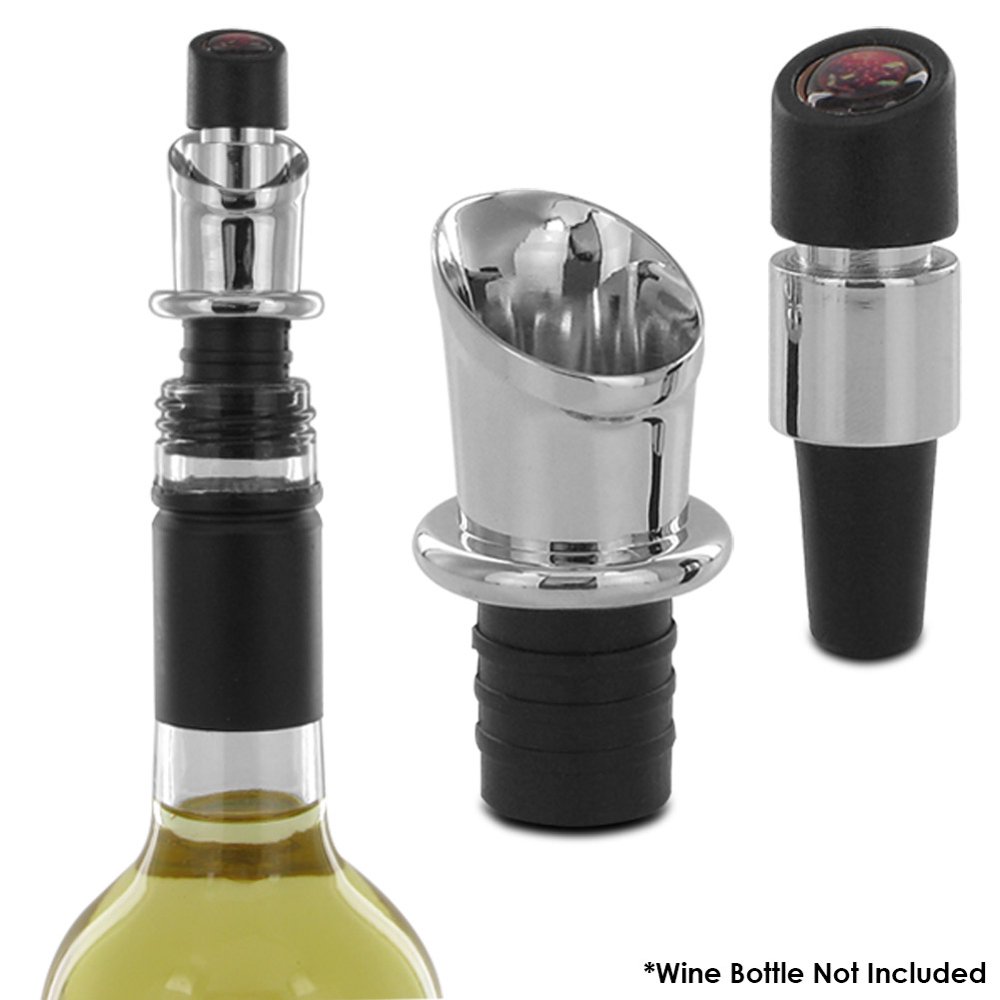 Napa Essentials Deluxe Wine Bottle Stopper & Pourer