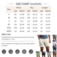 thumbnail image 3 of Men's Cotton Linen Shorts with Drawstring Elastic Waist Shorts Lightweight Breathable Casual Summer Linen Shorts Flat Front Cotton Linen Daily Wear Outfit with Pockets,Brown L, 3 of 4