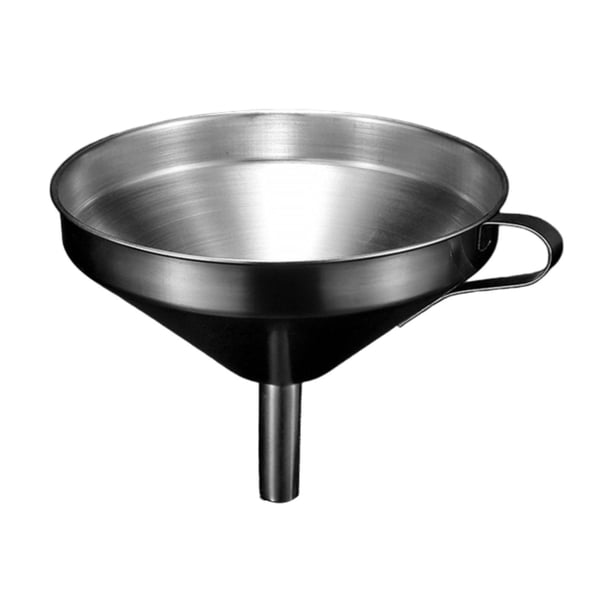 Embudo de acero inoxidable Embudo de cocina Práctico utensilio de cocina para llenar 13 centímetros