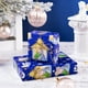 thumbnail image 5 of Papel de regalo WRAPAHOLIC, 43 x 10 m, papel navideño con forma de ángel azul, 5 of 8