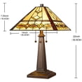 thumbnail image 4 of Amora Lighting  22 in. Tall Tiffany Style Table Lamp, 4 of 4