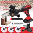 thumbnail image 6 of Accessory 4 Inch Electric Drill Modified To Electric Chainsaw Tool Attachment Electric Chainsaws Accessory Practical Modification Tool Set Woodworking Cutting Tool, 6 of 7