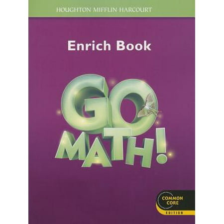 Go Math! : Student Enrichment Workbook Grade 3