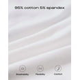 thumbnail image 6 of INNERSY Women's Cotton Underwear High Waisted Briefs 6-Pack, Full Coverage Panties(S,Coastal), 6 of 7
