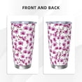 thumbnail image 3 of Goofa Orchids Flowers for 20 oz Skinny Tumbler Stainless Steel Coffee Mug Slim Vacuum Insulated Travel Cup Car Cup-Without Straw, 3 of 8
