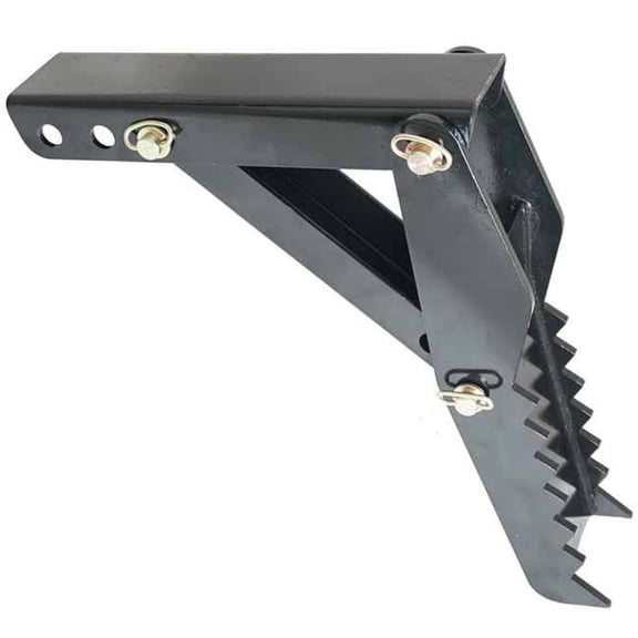 24" Backhoe Thumb Hoe Clamp 1/2" Steel Plate Assembly Weld On Adjustable Folding