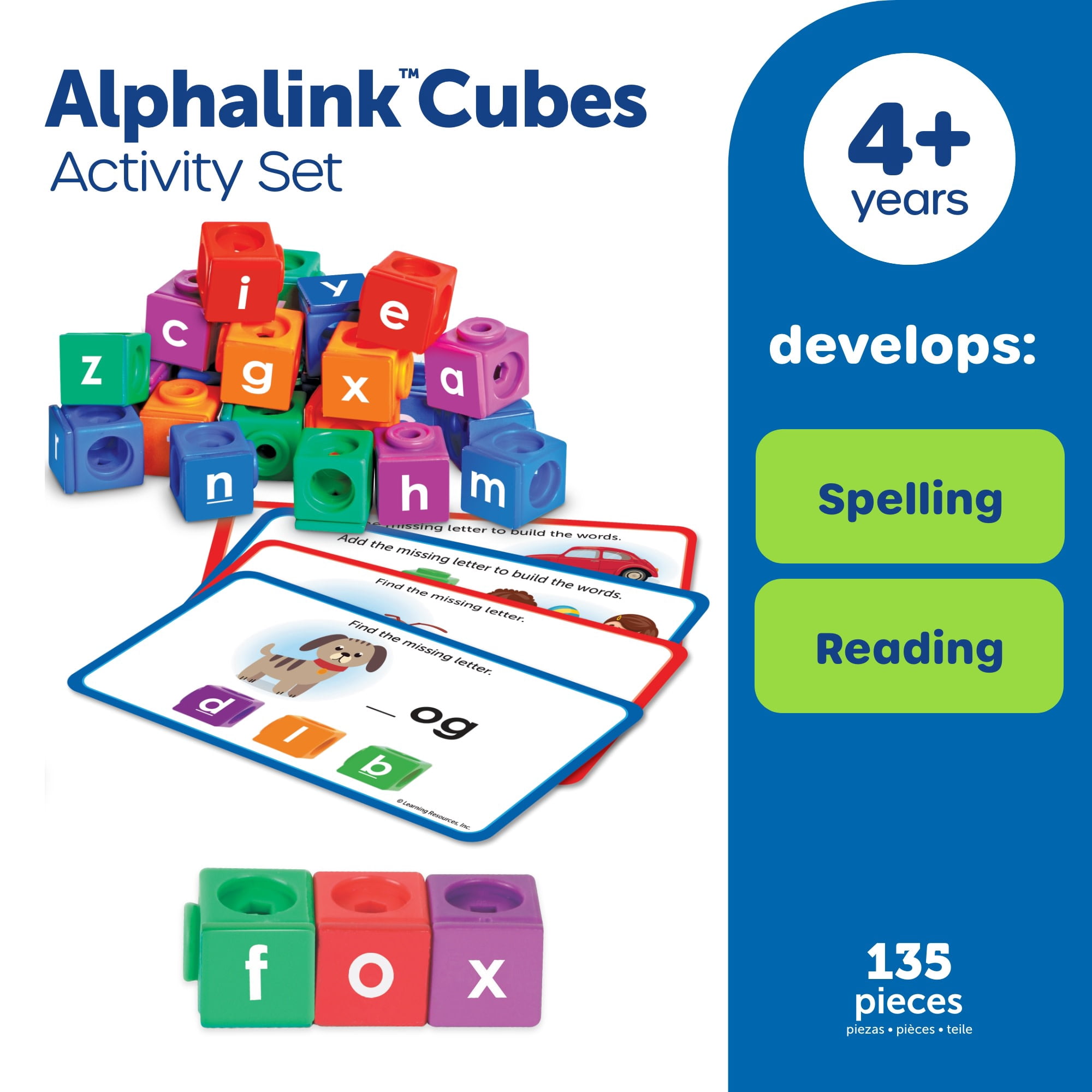 Learning Resources AlphaLink Cubes Activity Set