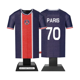 thumbnail image 4 of Camiseta Jersey Miniatura PSG Paris Saint-Germain Retro 1974, 4 of 4