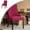 Red, variant on Spandex Chair Slipcover, Stretch Chair Cover Slipcover, Removable Washable Dining Chair Cover for Dining Room Decoration