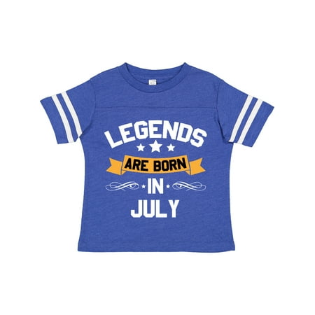 

Inktastic Legends Are Born in July Gift Toddler Boy or Toddler Girl T-Shirt