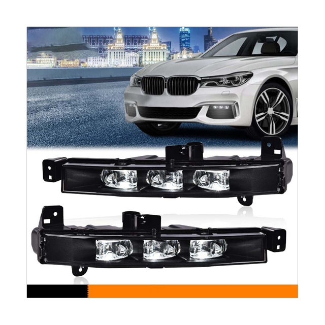 Luz Antiniebla LED del Lado Izquierdo del AutomóVil Luz de ConduccióN Diurna para G11 G12 740I 750I XDrive 63177342953