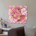 thumbnail image 4 of Guozer Artificial Flower Wall Panels Flower Wall Backdrops for Wedding Silk Rose Floral for Wedding Home Decoration Background Shop Party Photo Arrangement, 4 of 5
