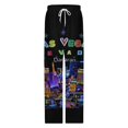 thumbnail image 4 of Las Vegas Women's Pajamas Pajama Pants Women's Sleepwear Lounge Sleep Bottoms Stretch with Pockets, 4 of 7