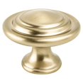 thumbnail image 1 of 1-1.31 in. Traditional Advantage Four Round Knob, Champagne, 1 of 1