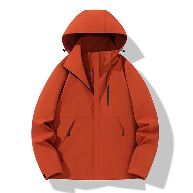 Soki Imperméable pour Femmes Veste de Pluie Légère Coupe-Vent à Capuche avec Poche pour Extérieur