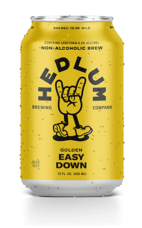Easy Down Golden Lager-Style 6-Pack (Non-Alcoholic Beer)