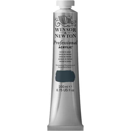 Winsor Newton Colours - Winsor & Newton Artists' Acrylic Color, 200ml Tube, Payne's Gray