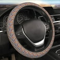 thumbnail image 6 of KLL Car Steering Wheel Cover, Universal 15 inch, Soft Elastic and Comfortable,Car Accessories Decorations-Skull sunflower daisy, 6 of 7