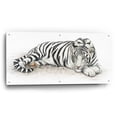 thumbnail image 2 of Epic Art 'Siberian Tiger' by Jan Henderson, Acrylic Glass Wall Art, 48"x24", 2 of 8