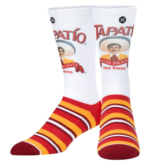 ODD SOX, Tapatio Salsa Hot Sauce, Novelty Crew Socks, Funny Cool