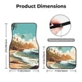 thumbnail image 5 of Zufioo Coastal Palm Beach Print Car Floor Mats Four-piece Set, Car Interior Accessories - Corrosion-resistant, Non-Slip, Suitable for Cars, Trucks, Vans, 5 of 7