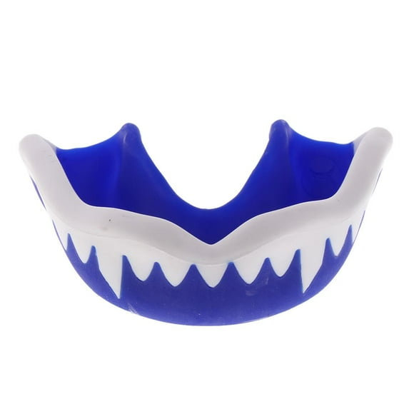 Bucal para Adultos Protección de Boquilla de Baloncesto, Rugby, Fútbol, Béisbol , Azul 47mm Cola Protector bucal deportivo para adultos