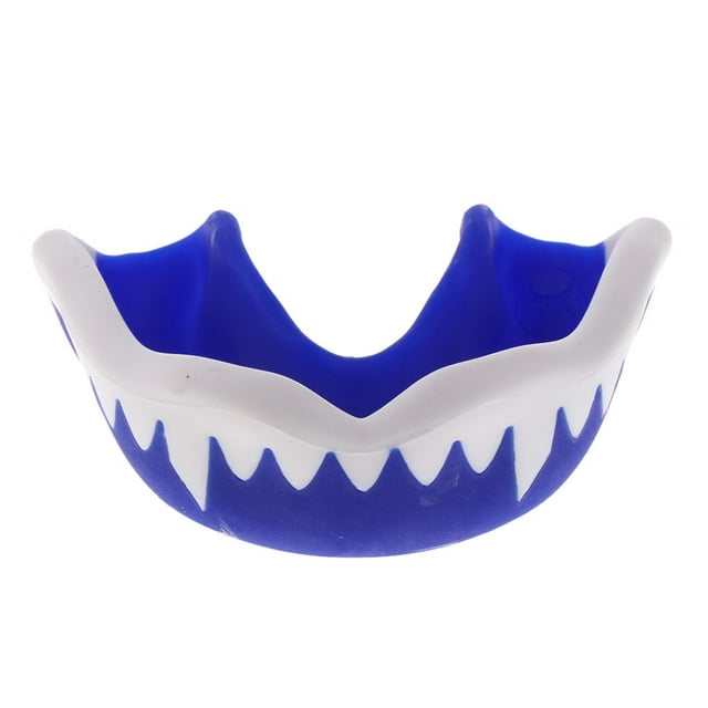 Bucal para Adultos Protección de Boquilla de Baloncesto, Rugby, Fútbol, Béisbol , Azul 47mm Cola Protector bucal deportivo para adultos