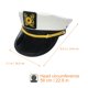 thumbnail image 3 of Sombrero de marinero de capitán de yate, sombrero de mar, accesorio de disfraz de la marina, accesorio de cosplay de Halloween, 3 of 7