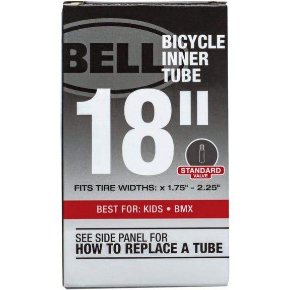 Bell Standard Bicycle Inner Tube 18" x 1.75-2.25", Schrader Valve