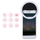 thumbnail image 3 of Anillo de luz LED para selfies, lámpara portátil para selfies, lámpara con clip luminosa para iPhone (negro), 3 of 11