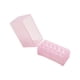 thumbnail image 3 of Soporte para brocas de uñas Macarena organizador de acrílico plegable Rosa transparente, 3 of 8