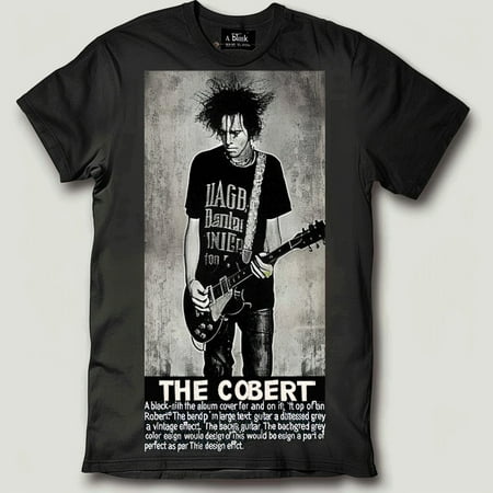 Boys Don't Cry Cover Vintage Style Black T Shirt Perfect for Rock n Roll Fans and Music Lovers