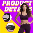 thumbnail image 3 of BESTSKY Patella Knee Brace,Double Decompression Knee Pads Volleyball Girls,Two-Way loop fastener Knee Compression Sleeve Women,Black&pink, 3 of 7