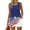 Dark Blue(American Flag Stars Striped), variant on 4th Of July Two Piece Sets for Women Summer American Flag Stars Striped Womens Short Sets Independence Day Square Neck Sleeveless Tank Top and Drawstring Shorts Summer Outfits Blue M
