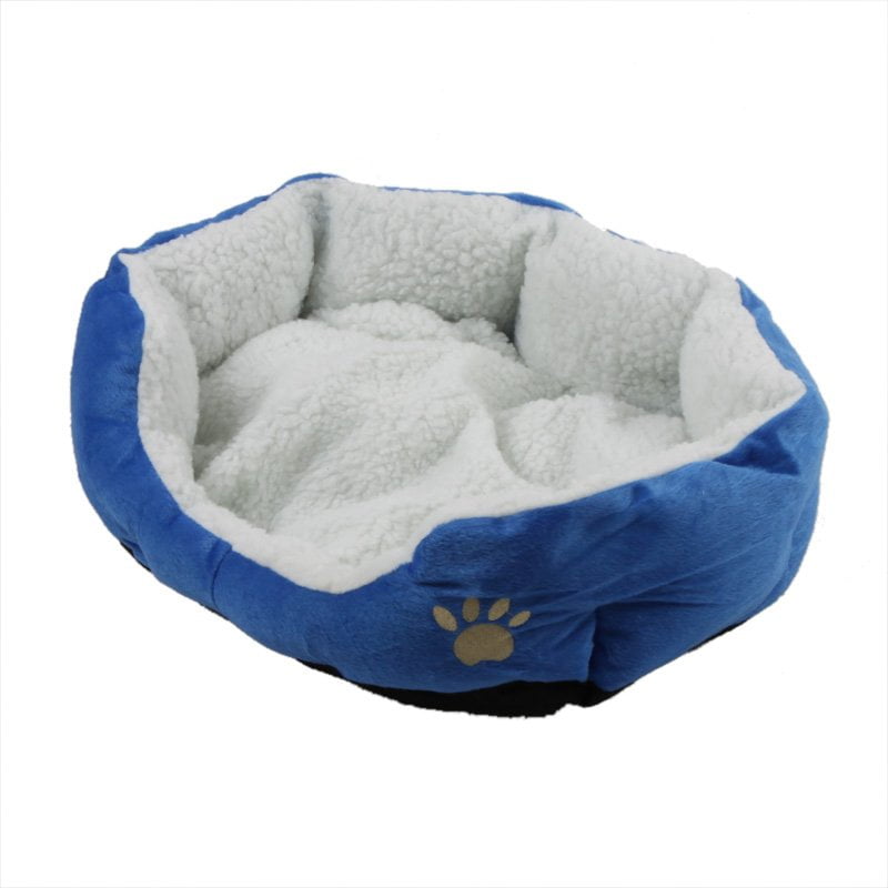 blue travel dog bed