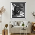 thumbnail image 4 of Historic Framed Print, Shops and shoppers in the popular Rue de Rivoli, Paris, 17-7/8" x 21-7/8", 4 of 9