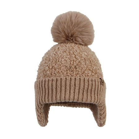 

Baby Girls Boys Soft Warm Knit Hat Kids Winter Hat With Earflap Scarf Hood Hat Baby Hat 2t Visor Hat for Baby